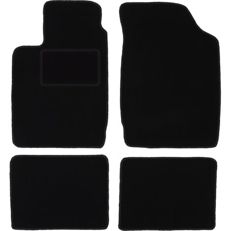 Tapis en velours noir pour : Renault Clio II berline (1998-2005) (1/5)
