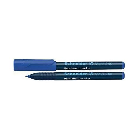 Schneider Permanentmarker Maxx 240 124003 1-2mm Rundspitze blau (1/4)