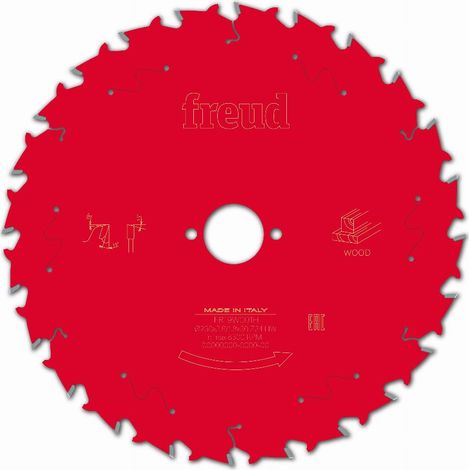FREUD Lame de scie circulaire & plongeante - Bois - 230 mm - 2.8 mm - 30 mm - 24 dents