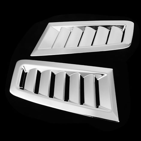 Évent de Capot, évent de Capot avec Fentes Coupées, 1 Paire pour la Modification (Galvanoplastie SI-AT26104)