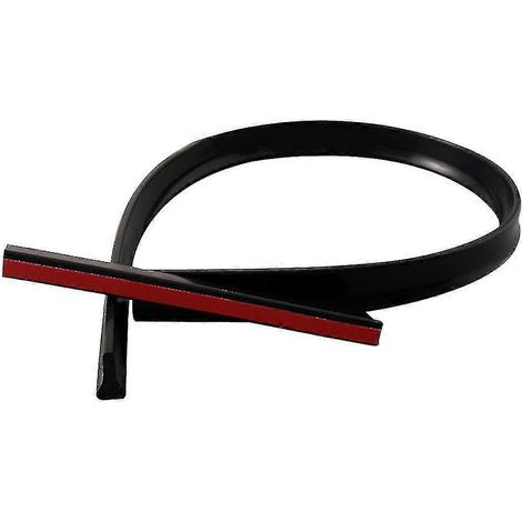 Joint d'étanchéité pour porte de douche, seuil de douche pliable, bande d'étanchéité étanche – 3 m – noir (1/4)
