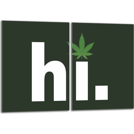 Glasschutzplatte für Herd 2x40x52 Leaf (1/5)