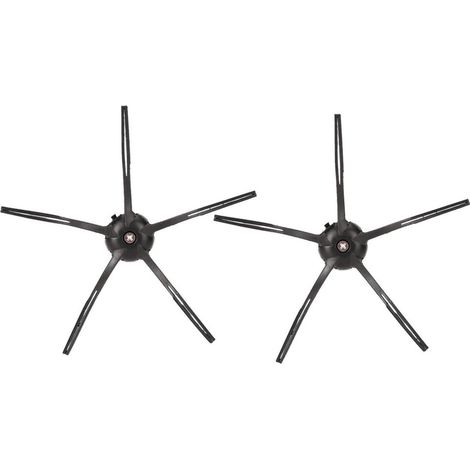 piezas para accesorios del robot barredor Roborock S7 T7S Plus G10: cepillo lateral pentagonal (negro) (1/4)