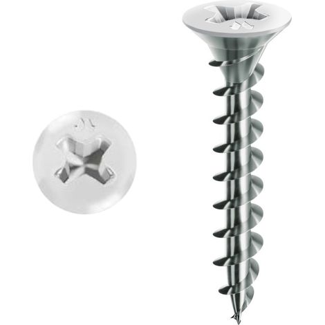 Vis Framex PVC tête fraisée réduite PH filetage total MUSTAD 4.3x16 - Boite de 1000 - SP436A43016032C (1/3)