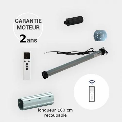 Axe motorisé radio 20 Nm ZF 54 mm longueur 180 cm recoupable (1/2)