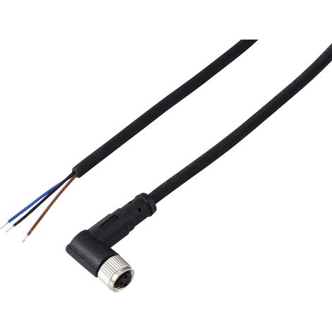 TRU COMPONENTS TC-13751820 Anschlussleitung M8 x 1 Buchse, gewinkelt 10 m Polzahl Sensoren: 3 1 St.