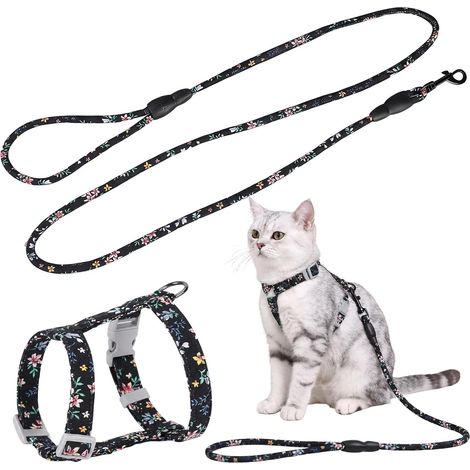 Piece Anti-Escape Cat Harness, 150cm Adjustable Cat Harness (1/5)