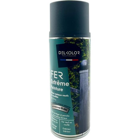 Aérosol De Finition Peinture Fer Antirouille - 400ML Couleur: RAL 7016 GRIS ANTHRACITE