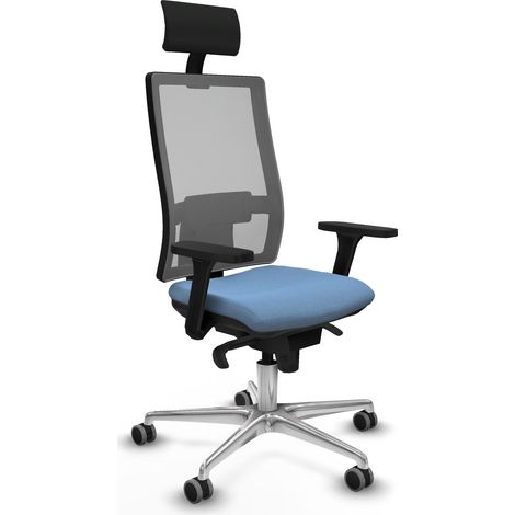 Piqueras et Crespo 3D086G1 Chaise Bureau Bleu Ciel (1/3)