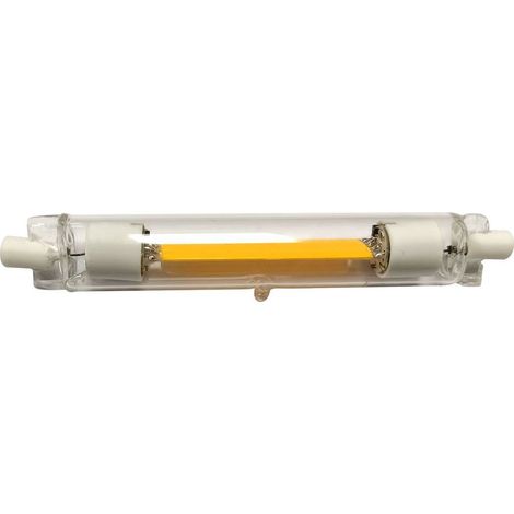 10W R7s 78MM J78 COB-Filament-LED-Lampe, 500 Lumen, 360° Abstrahlwinkel, entspricht 30W, 48W oder 50W Halogenlampe, ideal für Zuhause, Küche, Wohnzimmer, Balkon, Büro usw. (2 Stück, Tageslicht 4000K) (1/5)