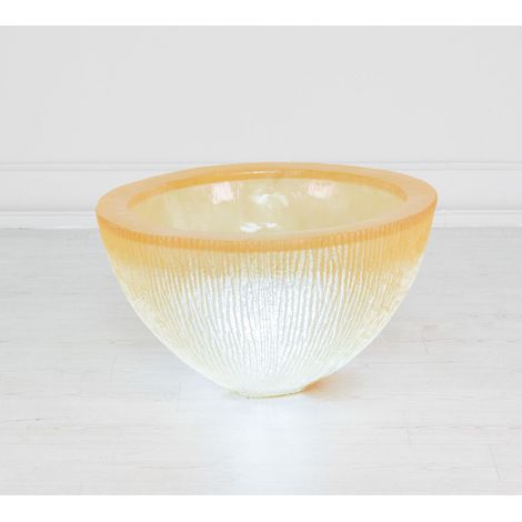 Vaso in resina bianco 80x80x45h cm (1/2)