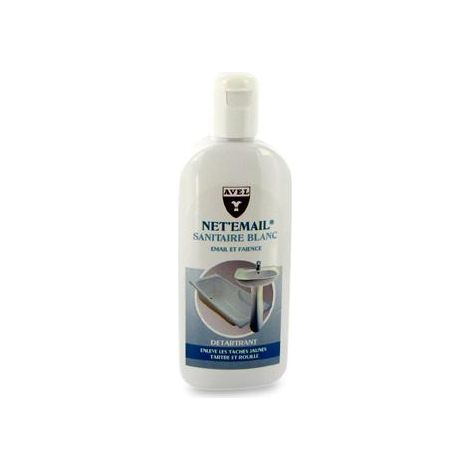 Détartrant pour émail et faïence blancs 250 ml – Élimine les taches de tartre et rouille – Facile à utiliser avec éponge humide – Avel (1/3)