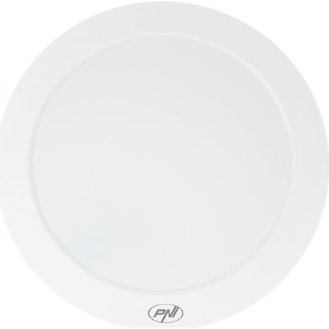 Plafonnier LED rond 24 W 2700 K alimentation 230 V 2640 lm blanc (1/5)