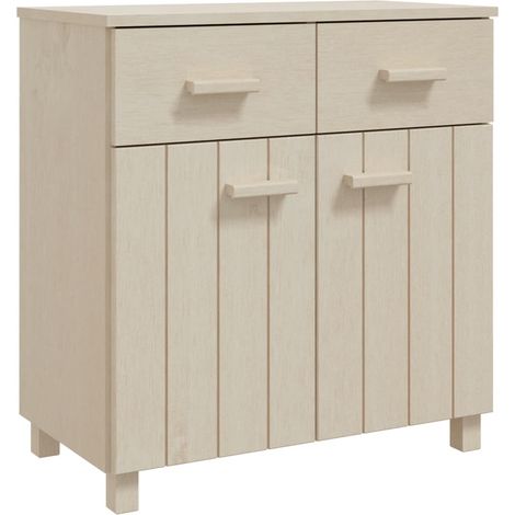 Credenza cassettiera cassettiera mobile contenitore organizer cucina soggiorno soggiorno 79 x 40 x 80 cm legno massello di pino marrone 020032176