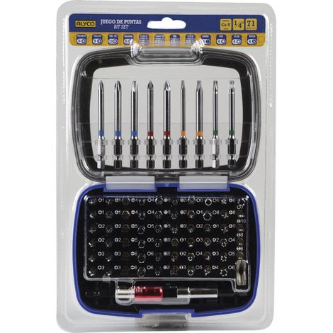 JEU D'EMBOUTS ET D'ADAPTATEURS 71 PCS