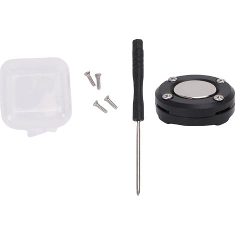 Supporto magnetico portatile per microfono, compatibile con le radio CB Kenwood KMC-30, KMC-32, KMC-35 e KMC-36, con adesivo nero sul retro. (1/5)