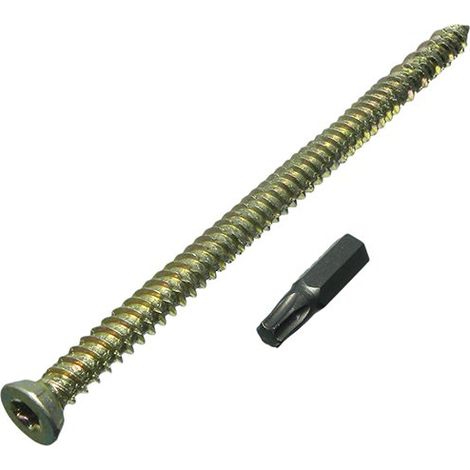 Lot de 250 vis pour cadre de béton 7,5 x 52 mm avec embouts Torx (1/2)
