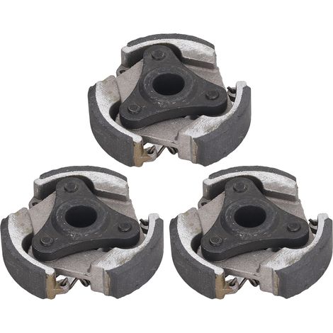 Ensemble de 3 plaquettes d'embrayage en aluminium, plaquettes de rechange pour quad, moto tout-terrain et VTT, diamètre extérieur 74,24 mm (1/5)