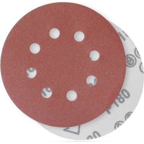 180 Schleifscheiben, Schleifscheiben, Körnung 125 mm, ideal zum Schleifen/Polieren/Entrosten, HSDPS5M100, 100er-Packung (1/4)