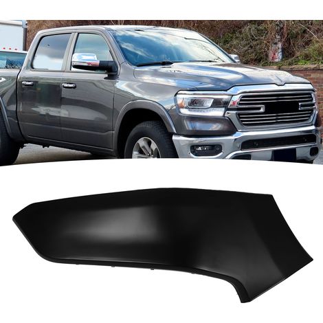 Frontstoßstange für Dodge Ram 1500 2019-2022 (ohne Perforation), übergroße rechte Seite. (1/5)