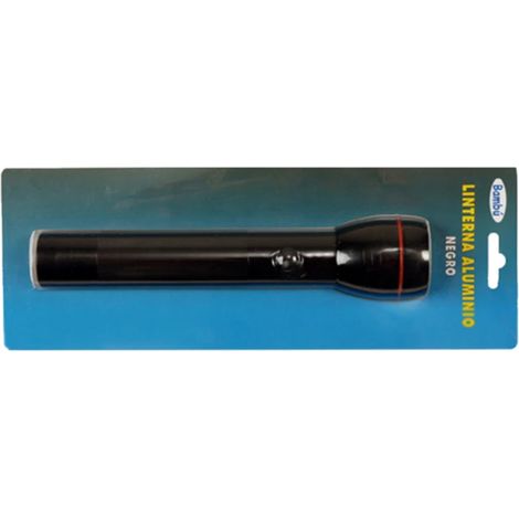FPLUS bambu linterna aluminio negro krypton 2aa pequeña 1042a