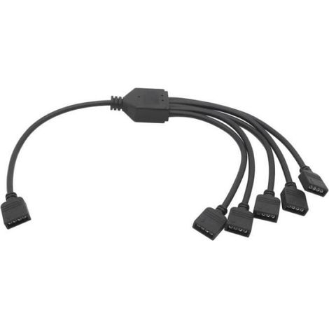 Câble Rgb 12 V - Adaptateur 4 Pin - Synchronisation Hub - Pour Cartes Mères - 1 Pièce