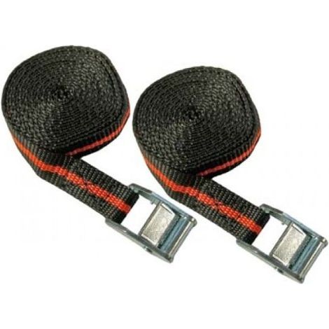 FORCE HOMME SUPPORT BAGAGES JEU DE 2,5 M X 25 MM, 2 PIÈCES, 3599