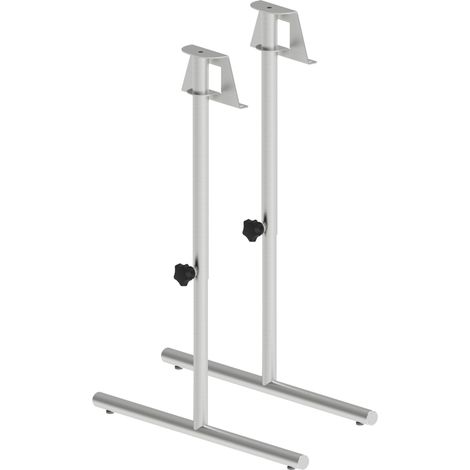 Pieds rampe chauffante infrarouge - 150mm - Lot de 2 - Casselin