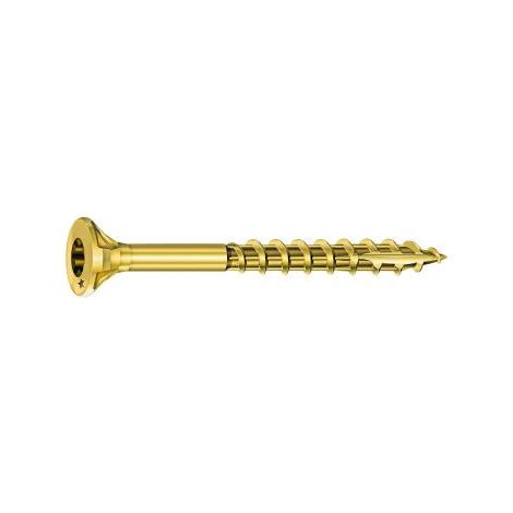 Vis Rocket Tf étoile Bichro 4x50 Fixation Bois Rapide Et Résistante - Dicoris
