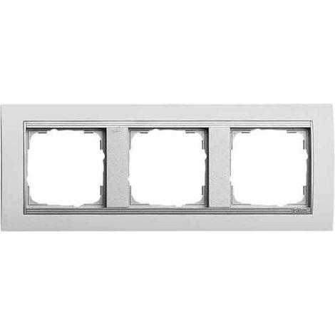GIRA 021381 CORNICE DI FINITURA A 3 VIE PER VENTAGLIO ALLUMINIO COLORE ANTRACITE
