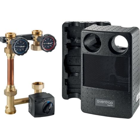OVENTROP Gemischte Heizkreisstation Regumat M3-180 kurze Bauform DN 25, ohne Pumpe, 1357220