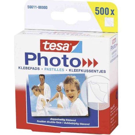 Tampons adhésifs Photo TESA®, 500 unités, Big Pack, 56611-00000-00