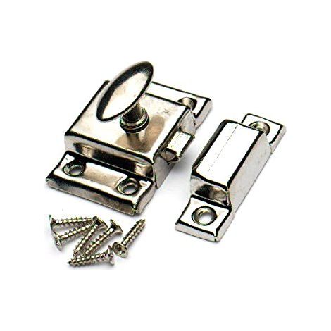 Bulk Hardware BH02199 Loqueteau tournant de placard 45 mm Chrome