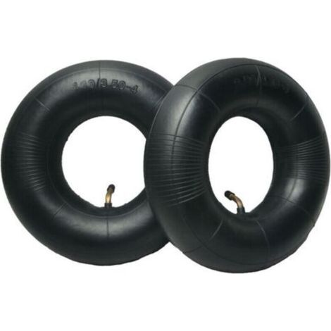 Cámaras de aire 4.10/3.50-4, 2 piezas, de alta resistencia, 4.10 3.50-4/410 350-4, con barra curva, para cortacésped, carrito de 4 pulgadas, carrito de golf