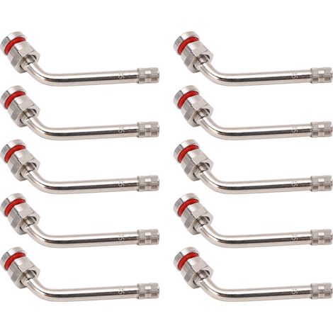 Valvole per pneumatici per camion TR545D, stelo a 60 gradi per cerchi in alluminio Alcoa da 22,5 e 24,5 pollici, 10 pezzi