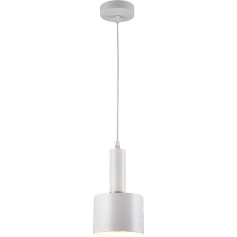 Lampadario Pendente, Design Minimal, Attacco E27, Altezza Regolabile, Ideale per Cucina, Sala da Pranzo, Bar e Camere da Letto, Nero e dorato, Bianco - Colore: Nero
