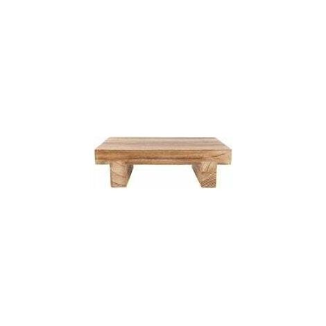 Sgabello da comodino in legno, versatile poggiapiedi mobile per interni ed esterni, ideale per il soggiorno di casa.