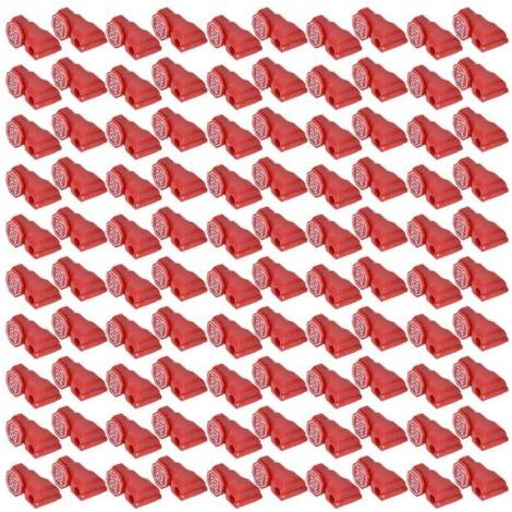 Serrure à crochet de supermarché, 100 pièces, antivol, étagère d'exposition, accessoires de fixation à crochet 4.5mm (1/5)