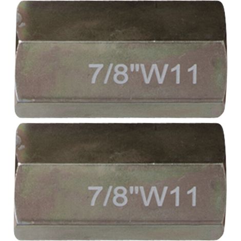 KS TOOLS Jeu d’adaptateur pour filetage 7/8'x11G, 2 pièces ( 460.1781 )