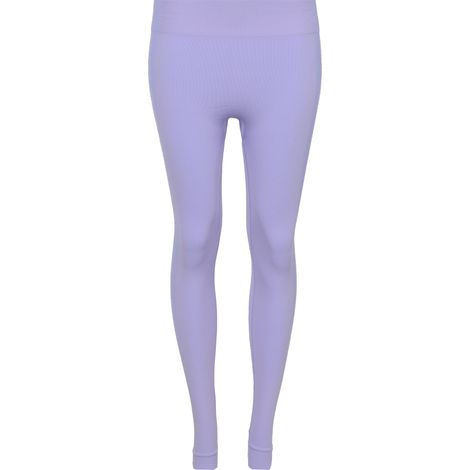 REEBOK - LEGGINGS ATTILLATI DA DONNA YOGA HR SENZA CUCITURE HT2385 LAVANDA M (1/4)