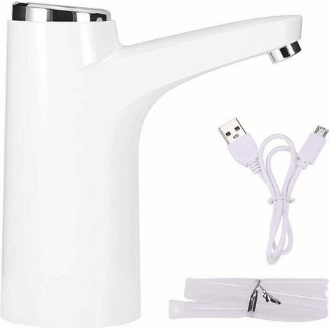 Distributeur D Eau - Pompe A Eau Potable Electrique - Pour Bouteille 600 Ml Par Utilisation - Autonomie 8 A 10 Seaux - USB Rechargeable (1/4)