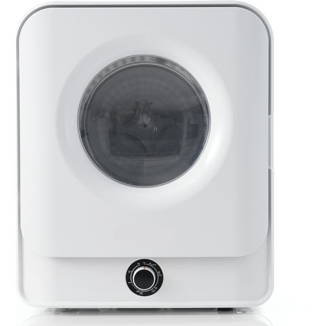 Sèche-air d’extraction capacité 3 kg jusqu’à 4,5 kg en acier inoxydable,830 W,5 programmes et protection contre la surchauffe.