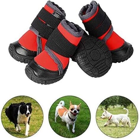 4 pièces de bottes pour chien (1/4)