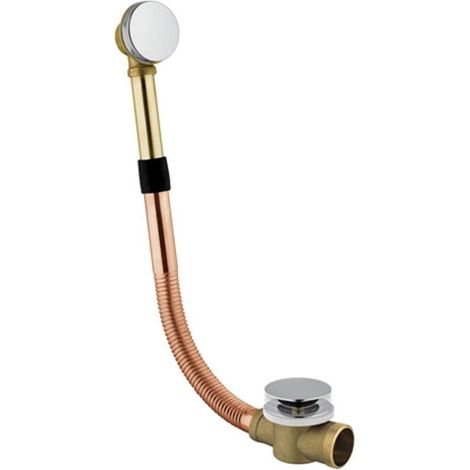 Colonna di scarico per vasca tappo piletta click clack vicario
