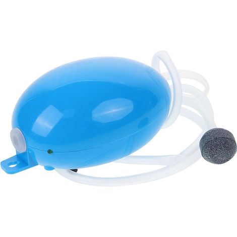 Pompe à air pour aquarium, pompe à oxygène, mini, silencieuse, pour usage extérieur, bleue (1/5)