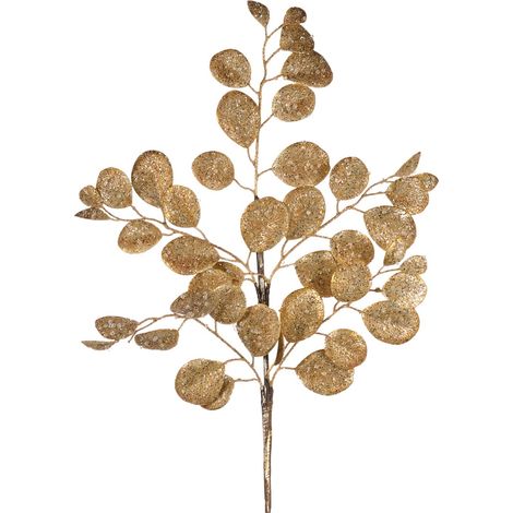 Ramo decorativo color oro per decorazioni e composizioni di fiori h 76 cm