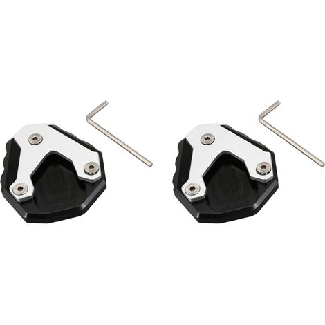 2X para CB500X CB500X 2019 Almohadilla de extensión de soporte lateral para pata de cabra, placa de soporte, accesorios para motocicleta
