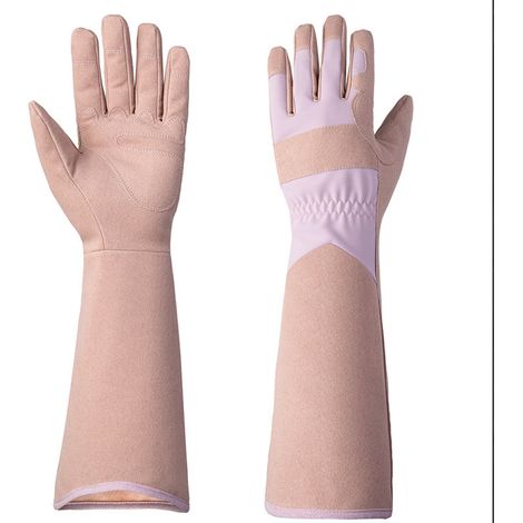 1 paire Gants de jardinage, protection avant-bras, résistant aux épines, pour taille rosiers, travaux extérieurs (1/5)