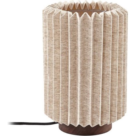 Lindby Lámpara de mesa 'Maveo' en Gris Textura, Tela, Tejido, Seda (1/5)