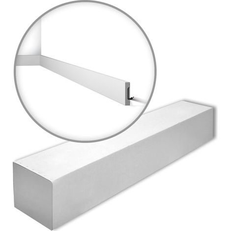 NMC FD7S-box WALLSTYL Noel Marquet 1 caja 21 piezas Zócalo diseño moderno blanco 42 m